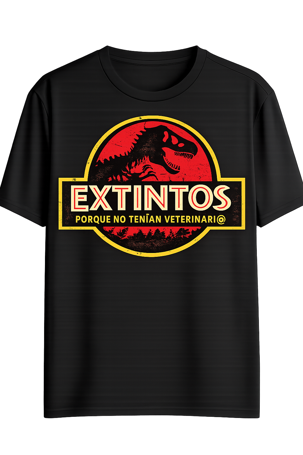 Camiseta “EXTINTOS” – Porque no tenían veterinari@